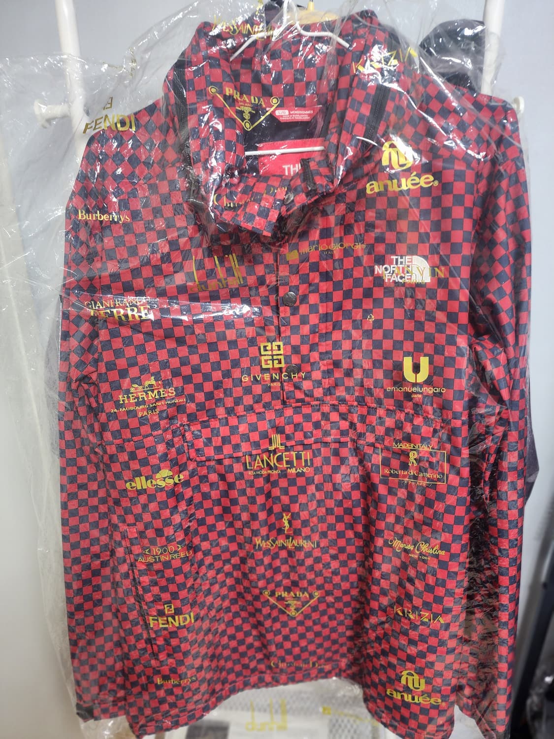 슈프림 노스페이스 체커 자켓 L 상품이미지1