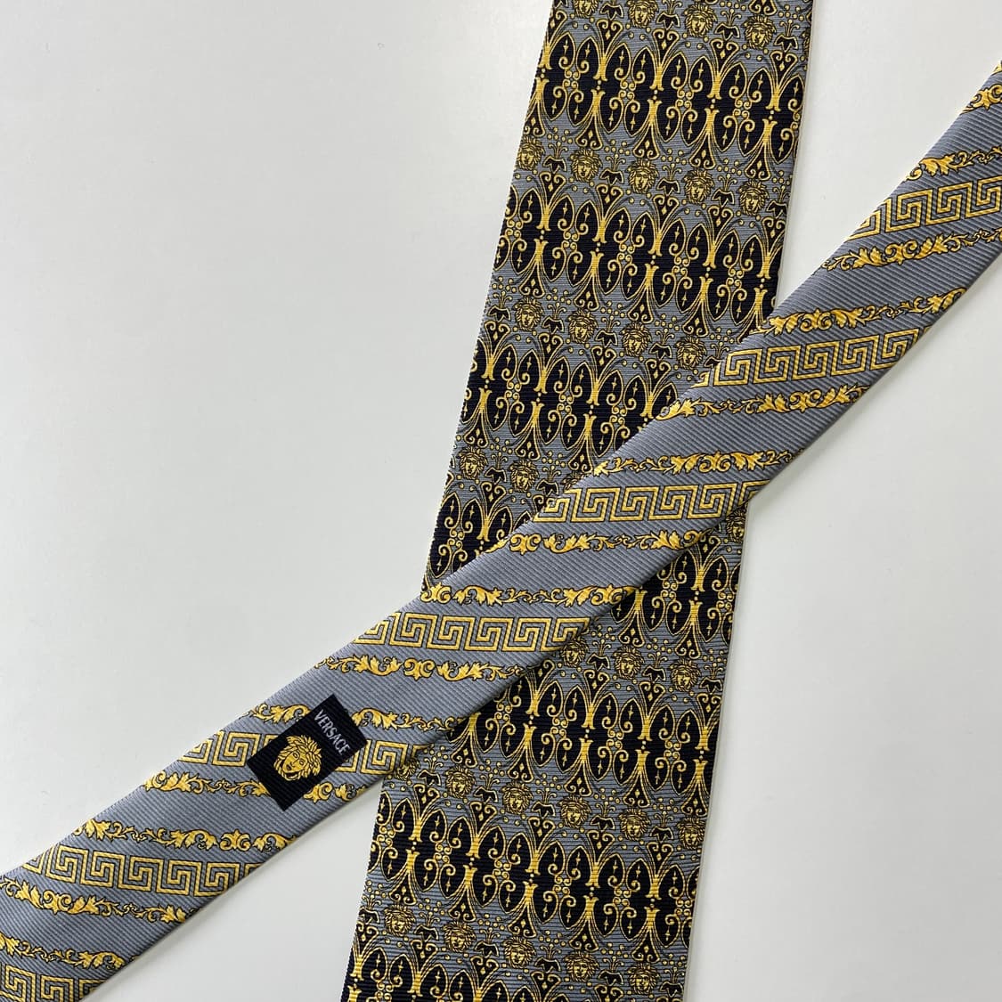 Versace 베르사체 모노그램 정품 명품 넥타이 상품이미지4