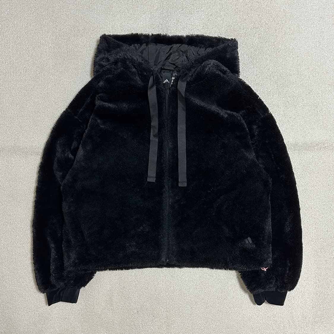 아디다스 어슬레틱 스타일 퍼 자켓 상품이미지2