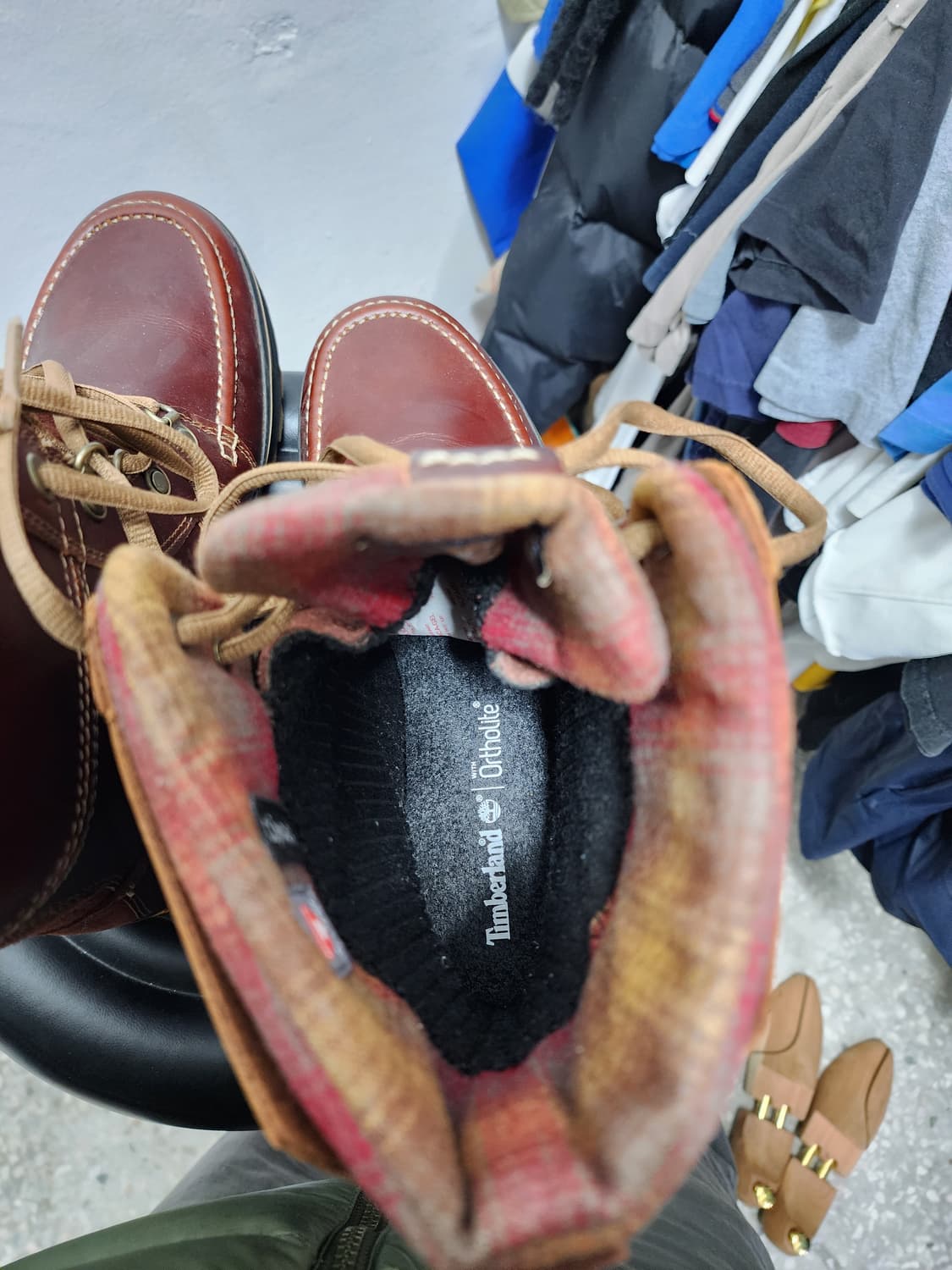 팀버랜드 x 펜들턴 민트급 400g 워커 상품이미지7