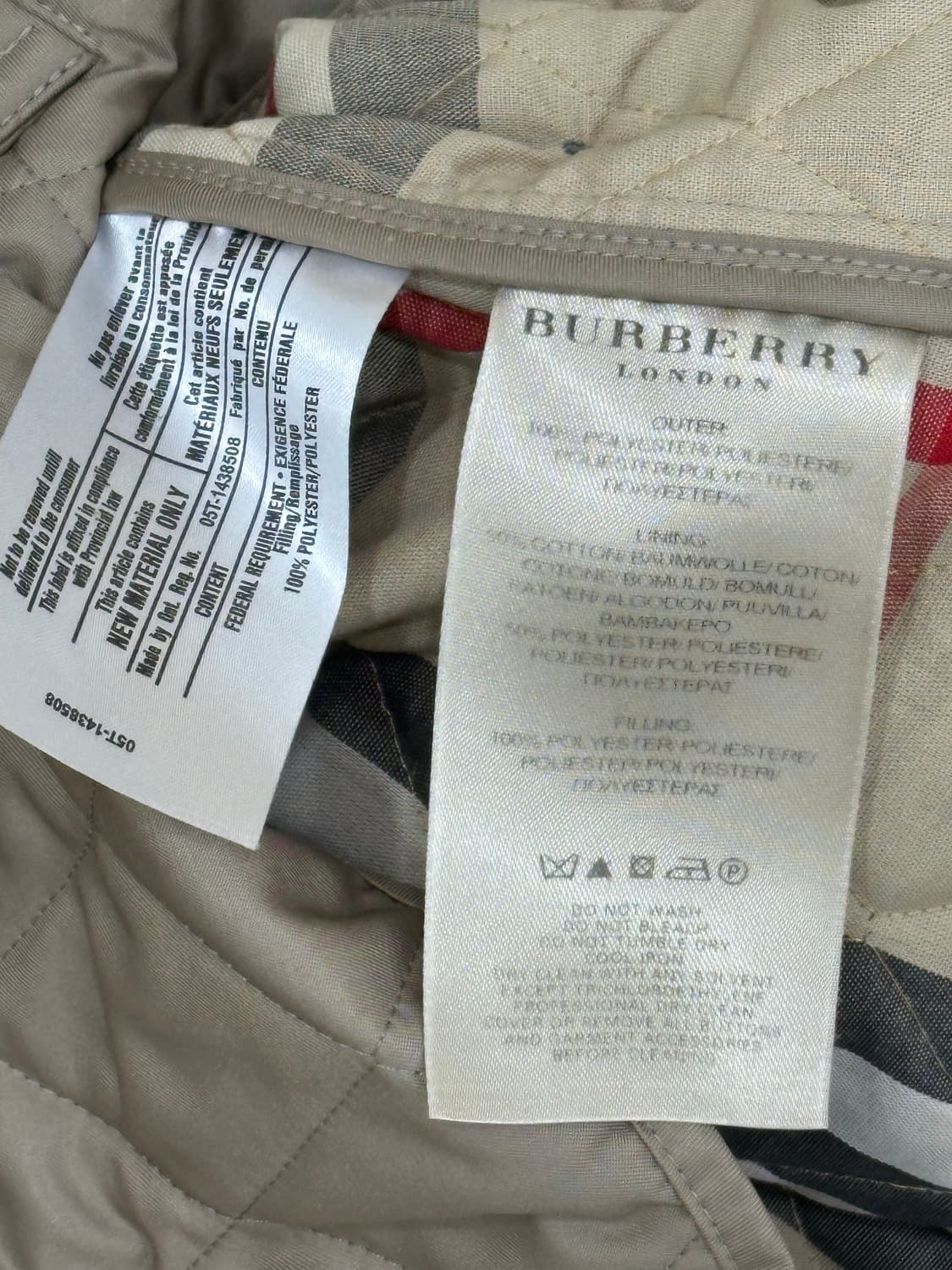 버버리 다이아몬드 퀼팅 자켓 상품이미지10