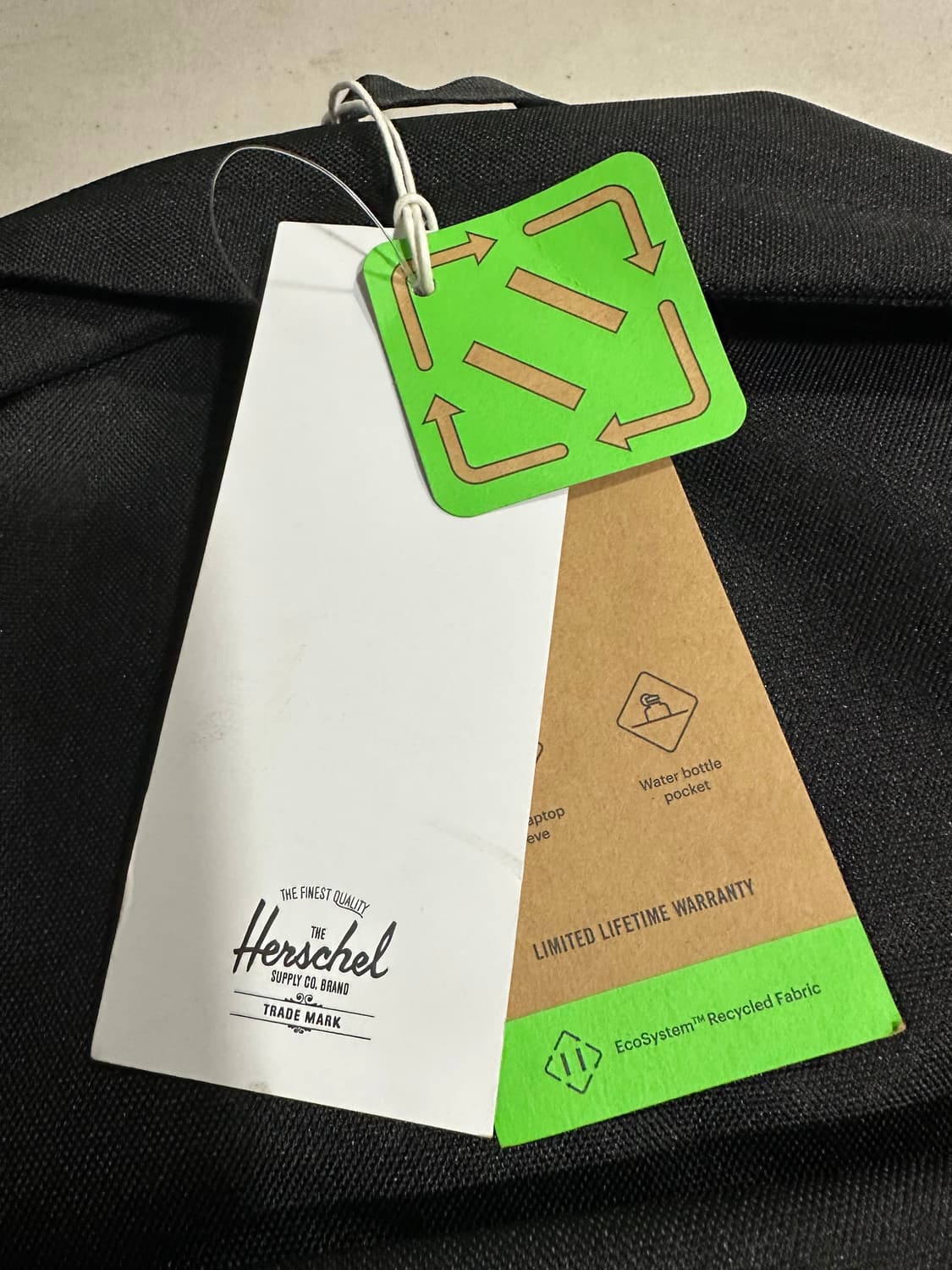 HERSCHEL SUPPLY 클래식 우븐 XL 백팩 블랙 새상품 상품이미지4