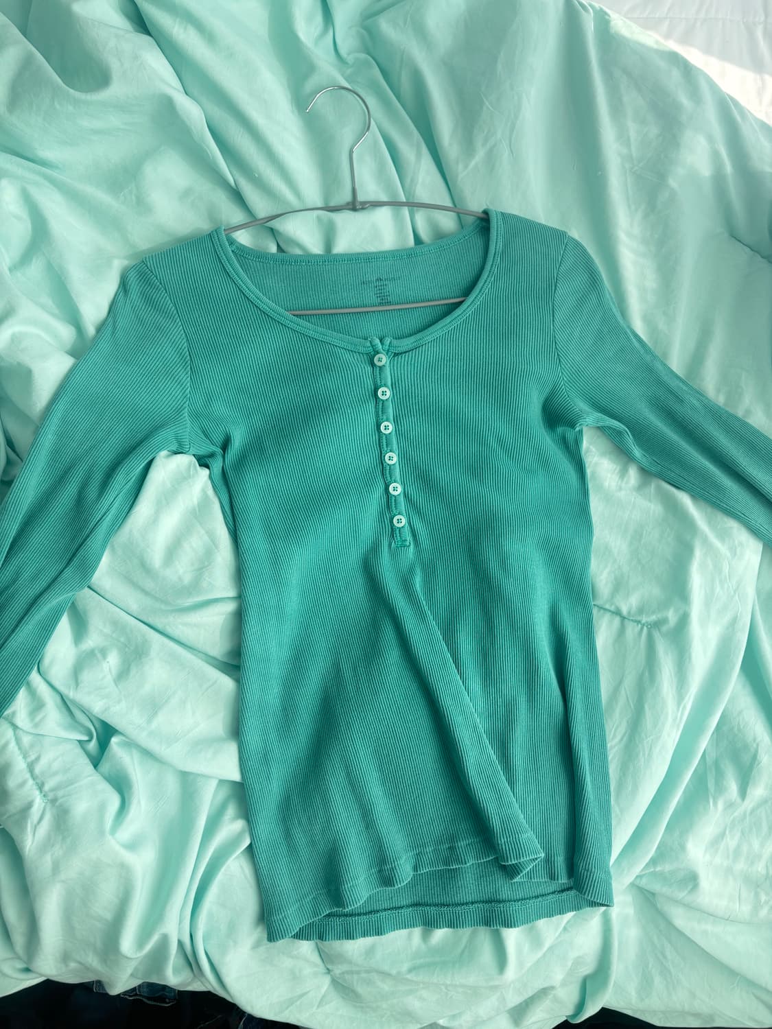 브랜디멜빌 긴팔슬리브 민트 상품이미지2