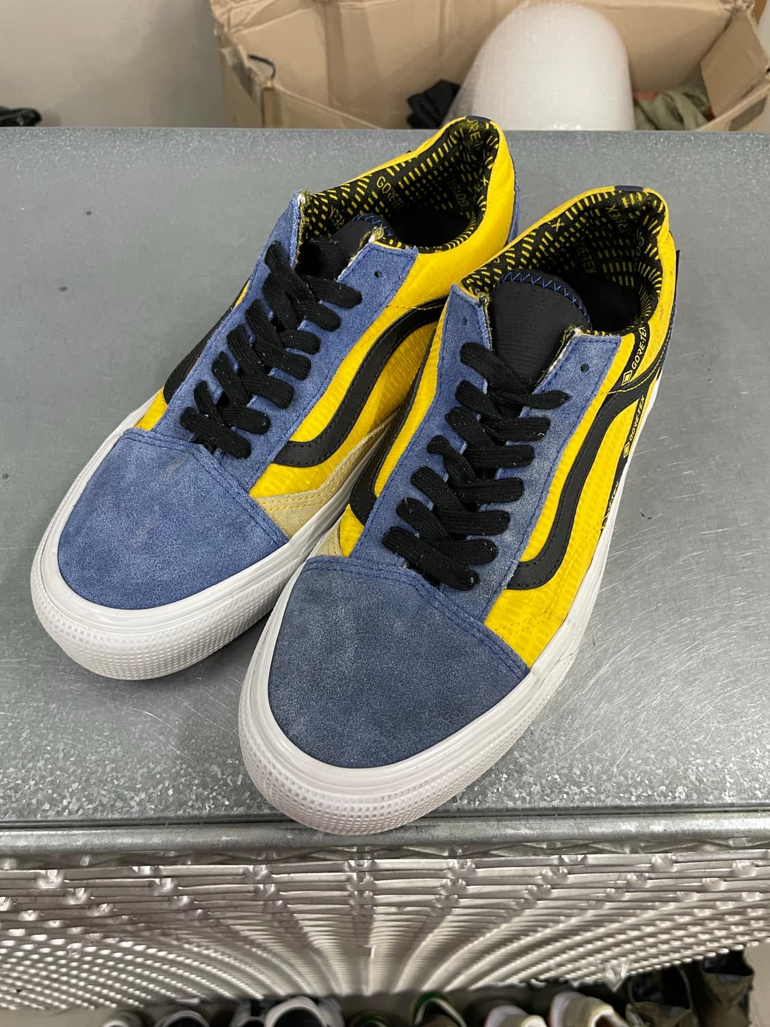 반스 올드스쿨 고어텍스 블루 옐로우 280 상품이미지2