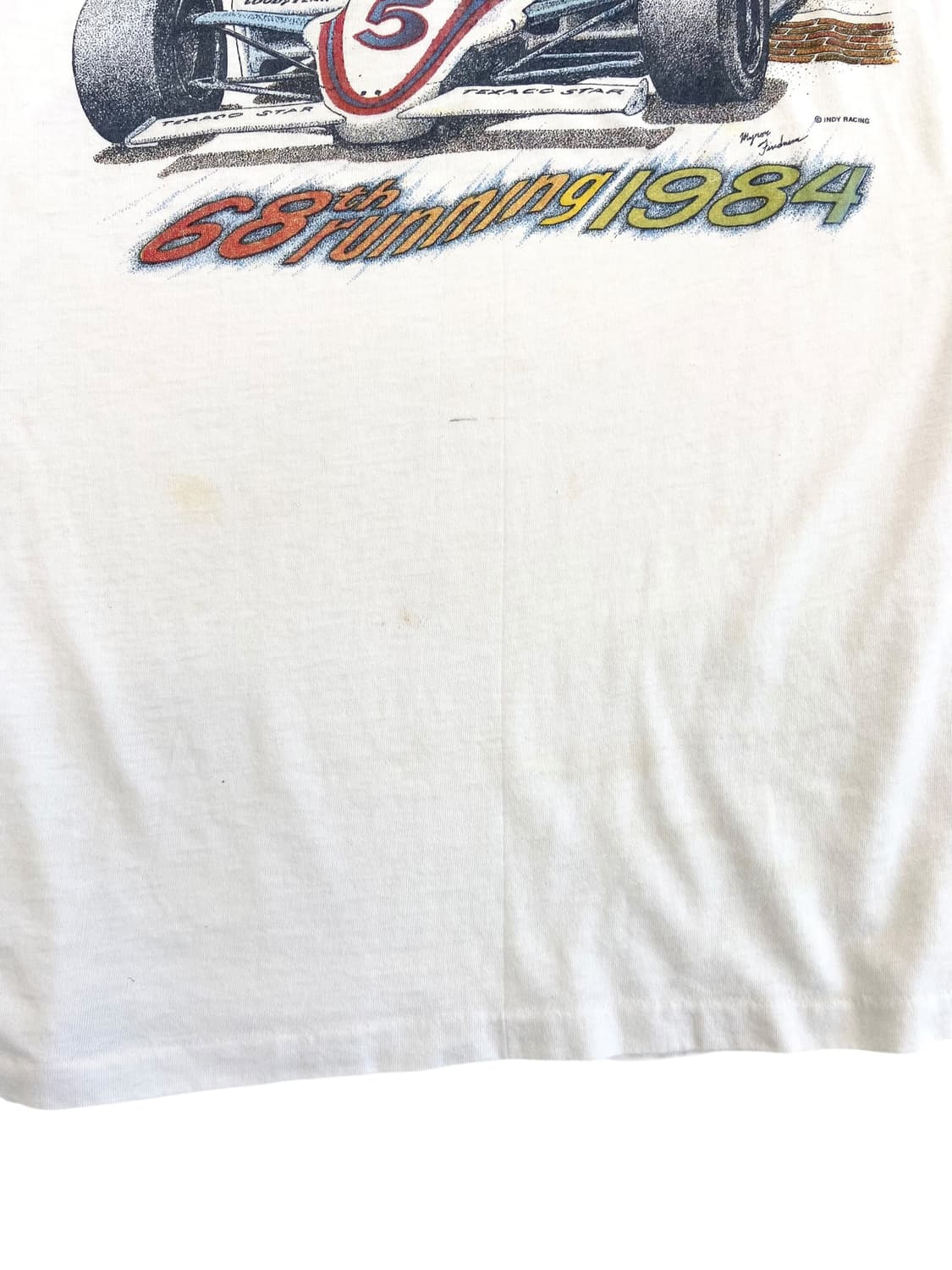 1984 Indy 500 Racing Ringer T-shirt 상품이미지6