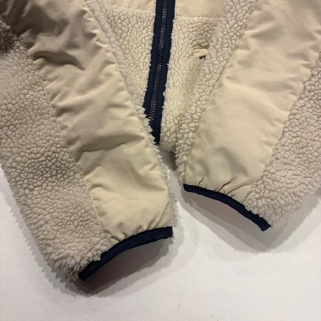 [L] 타미진스 타미힐피거 아이보리 뽀글이 플리스 자켓 B878 상품이미지7