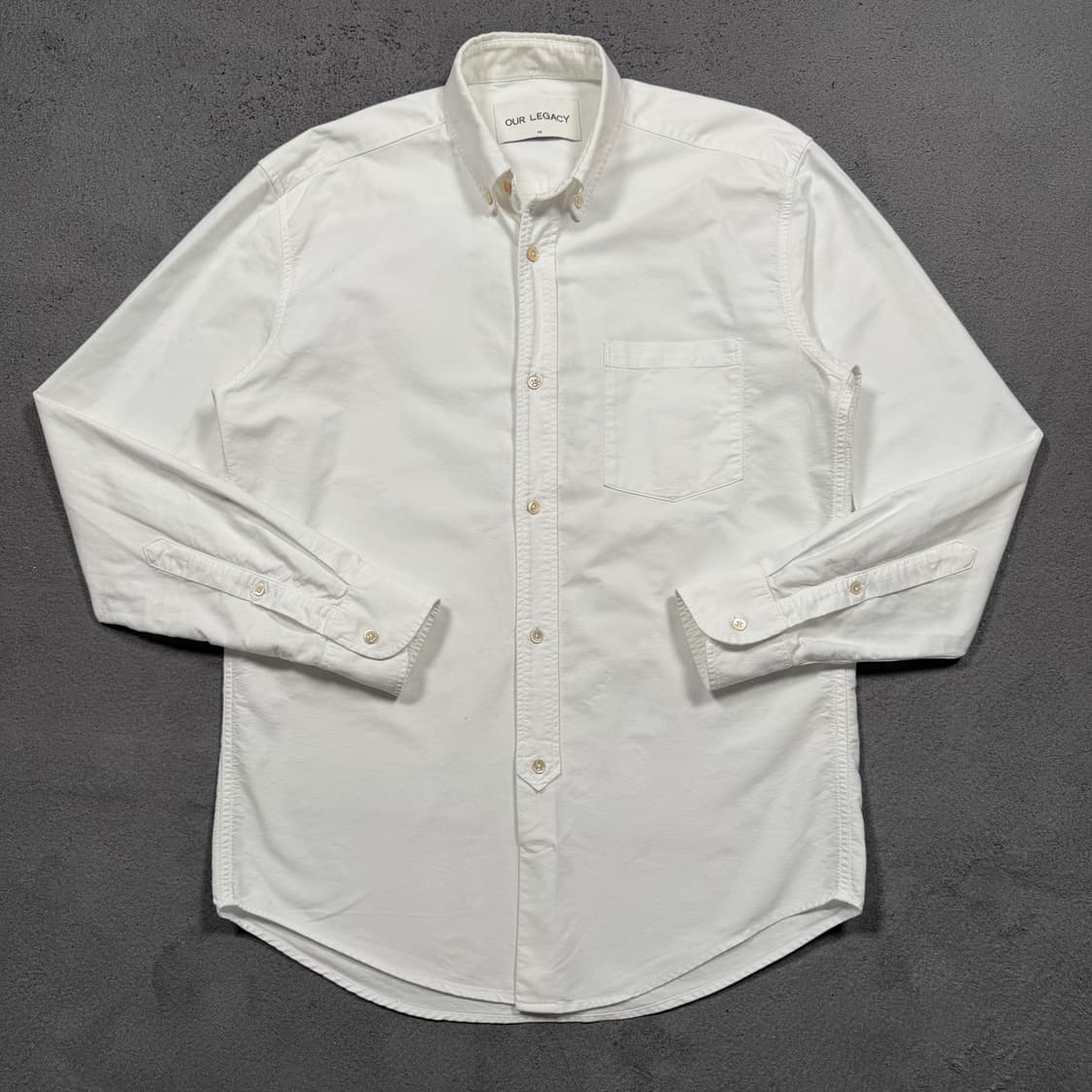 OUR LEGACY 아워레가시 화이트 원포켓 셔츠 상품이미지2