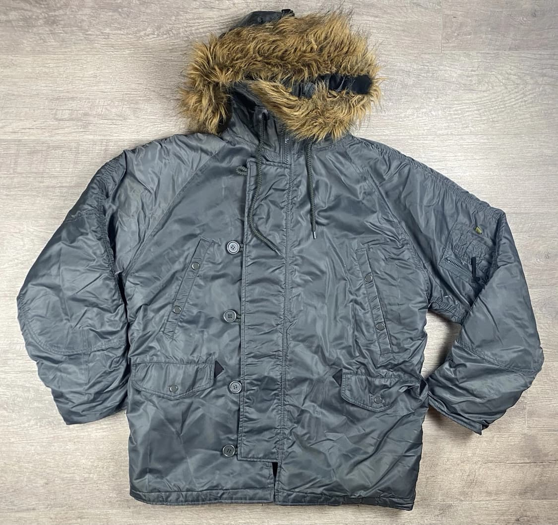90s 미공군 납품용 알파인더스트리 N-3B 파카 상품이미지1