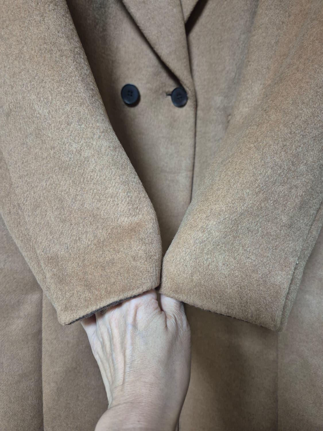 밀라숀 캐시블랜딩 누빔 롱코트 상품이미지5