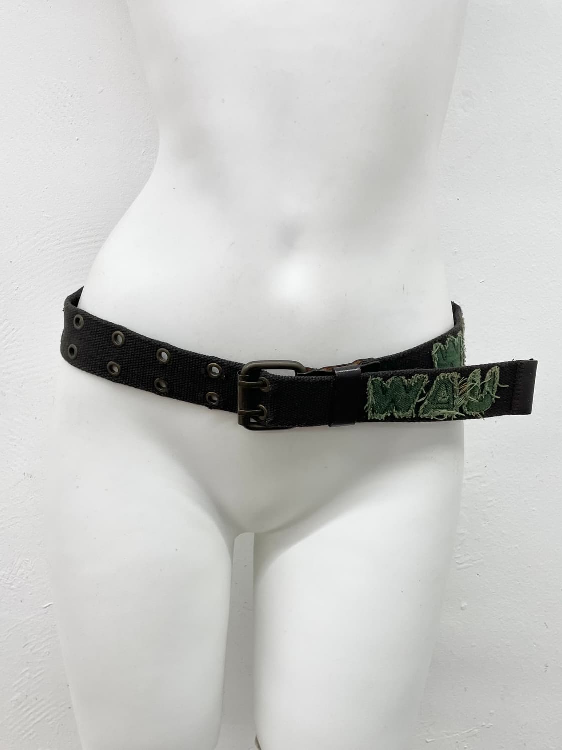 레터링 캔버스 버클 벨트 상품이미지3