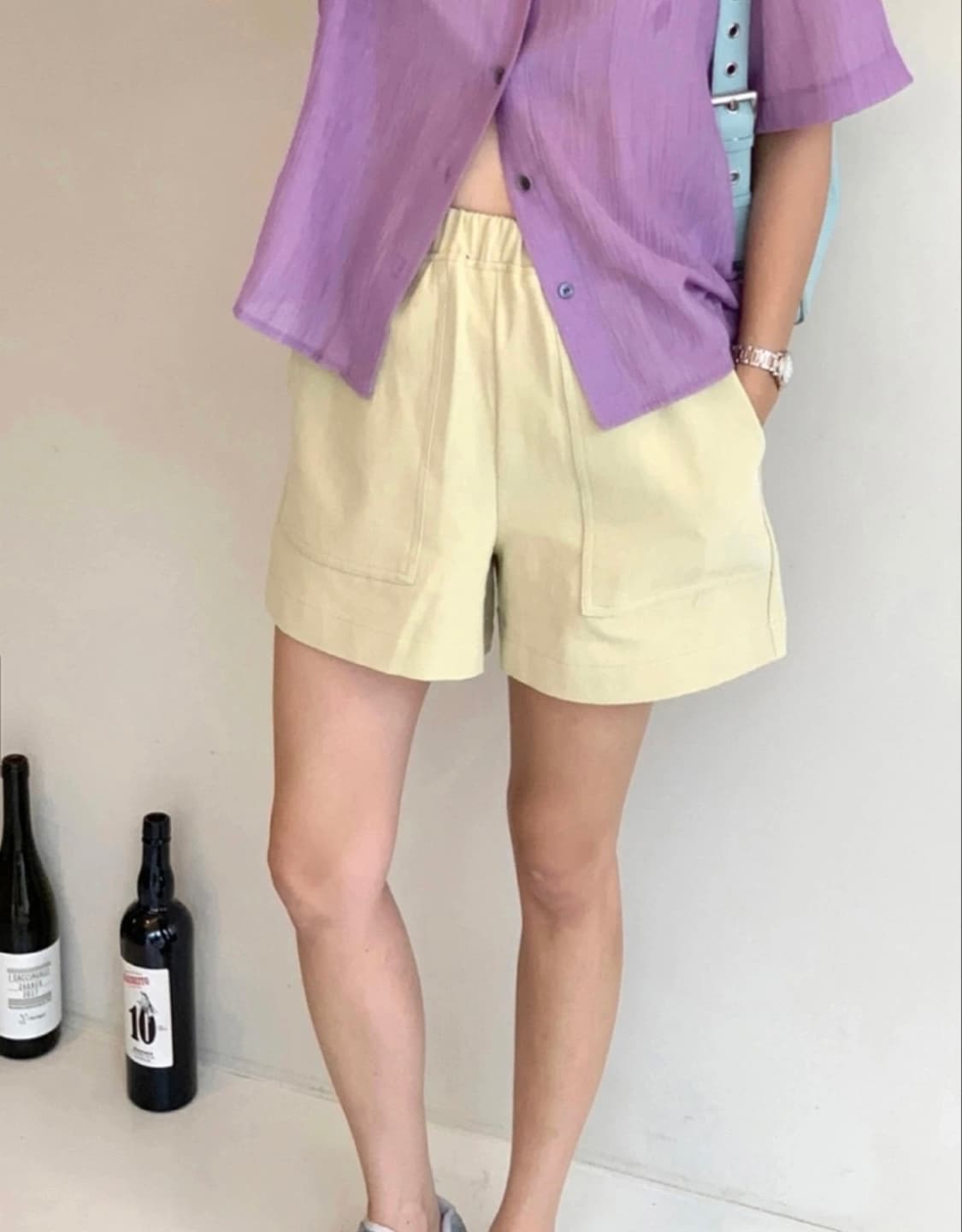 에이치모드 밴딩반바지 상품이미지6