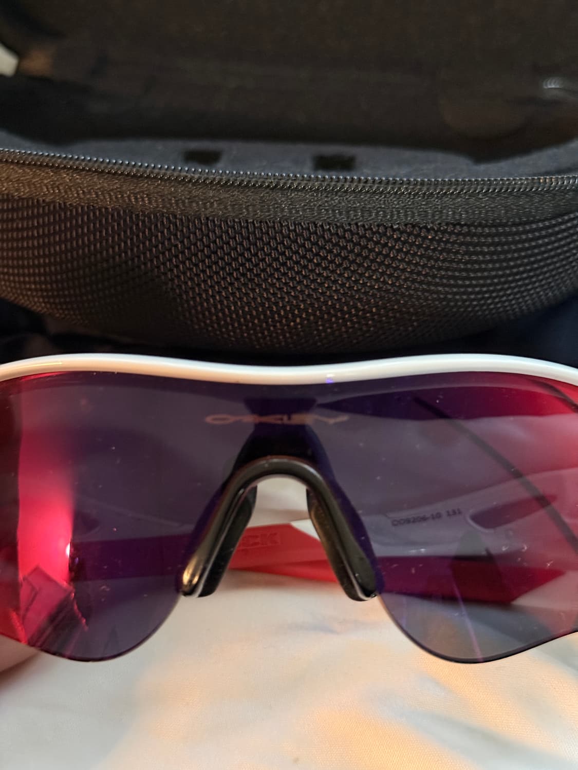 오클리 레이다락 화이트 레드 상품이미지3