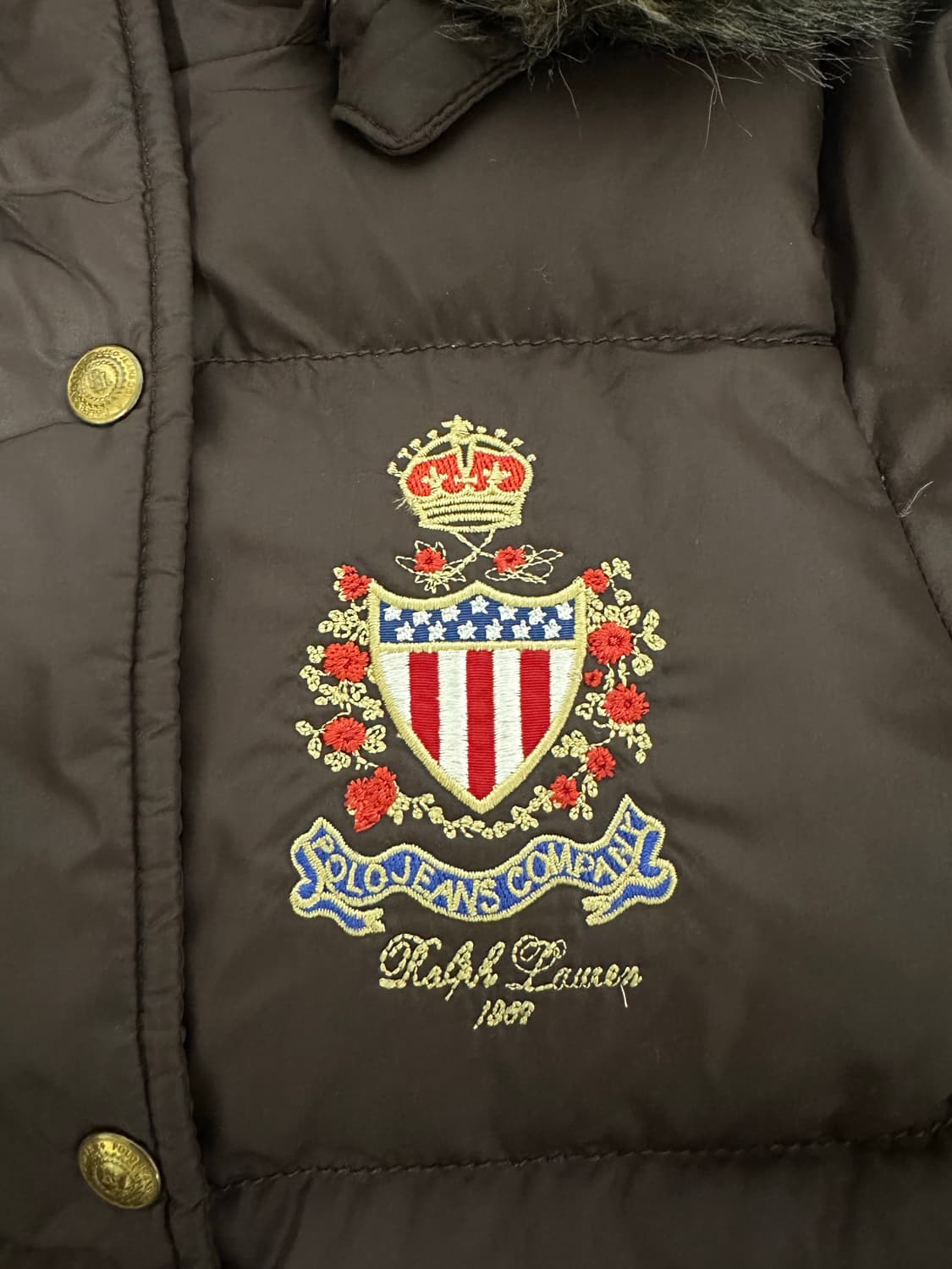 폴로 랄프로렌 브라운 패딩 상품이미지3