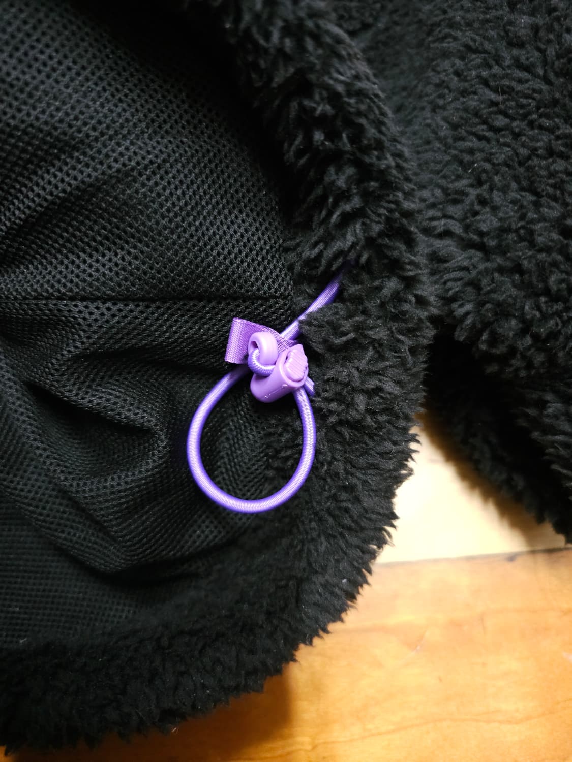 나이키 블랙 퍼 플리스 아노락 상품이미지8