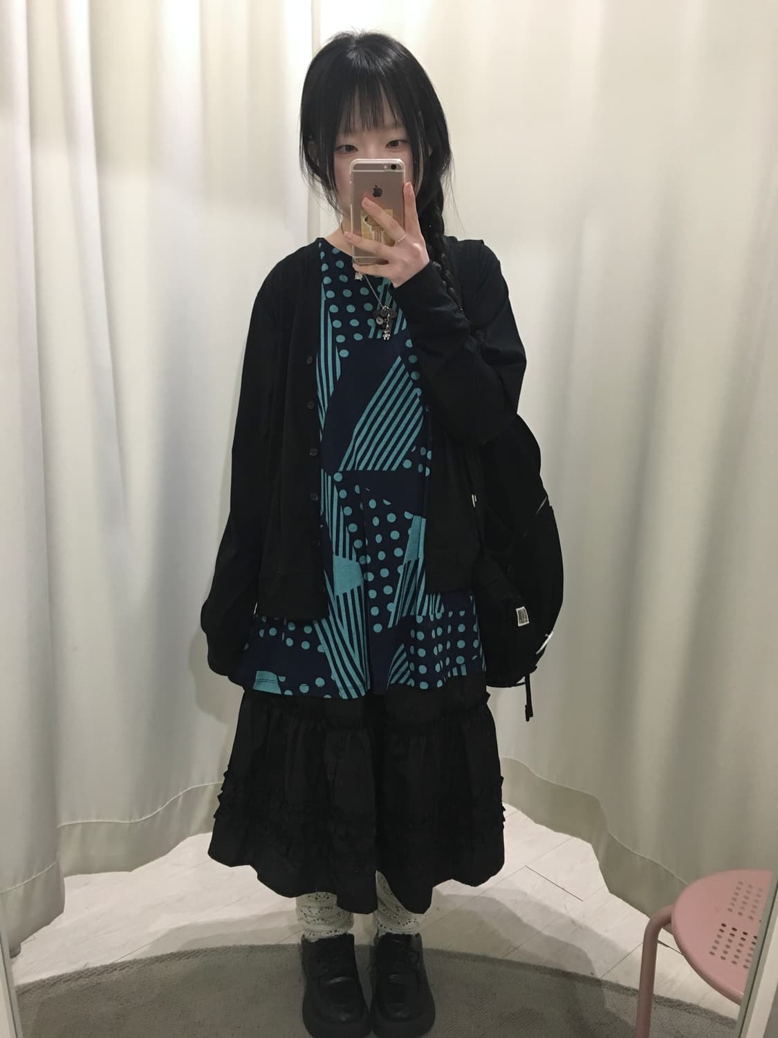 dot pattern blouse 상품이미지6