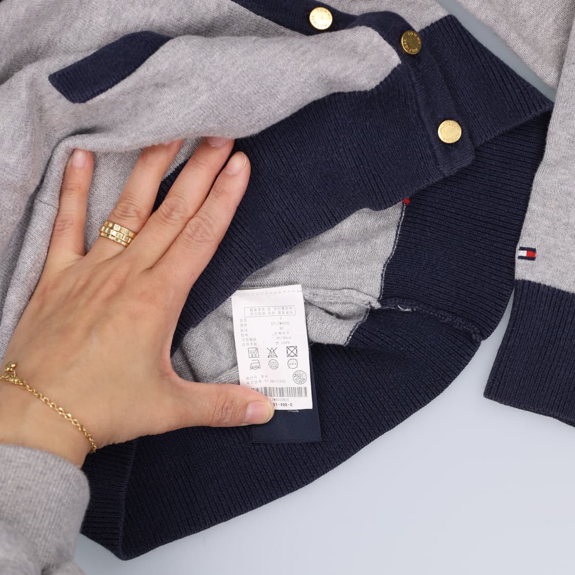 S 타미힐피거 패치 가디건 0408H1 상품이미지4