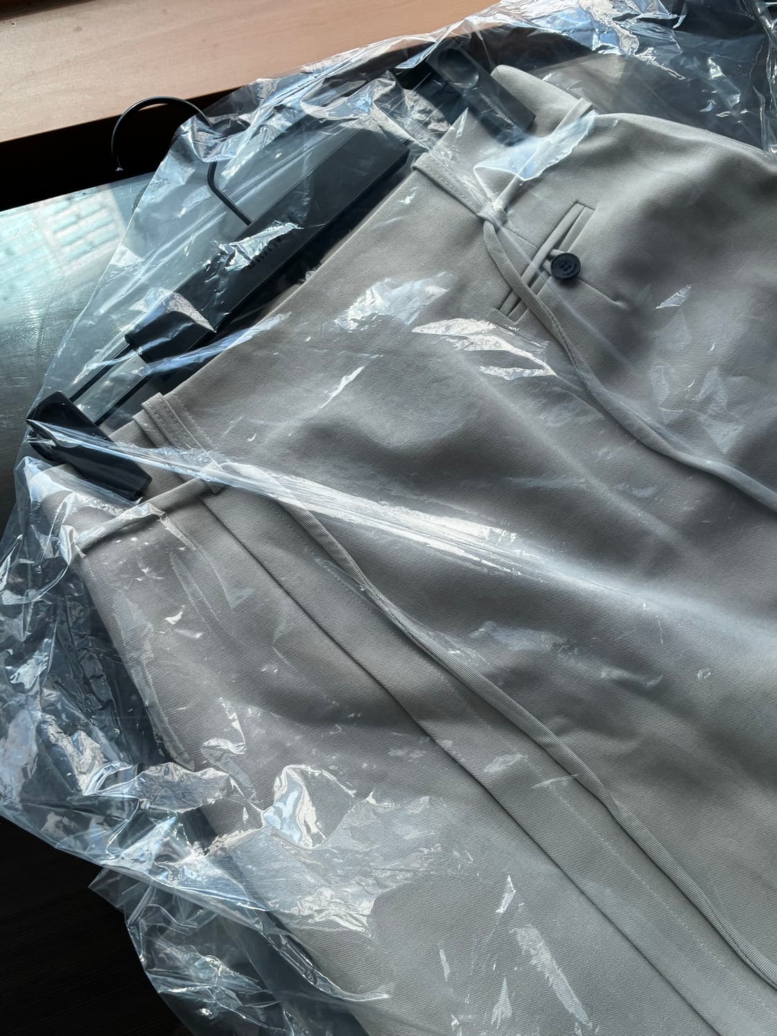 (S) 드로우핏 우먼 에이치 라인 스트랩 펜슬 스커트 [ASH CREAM 상품이미지10