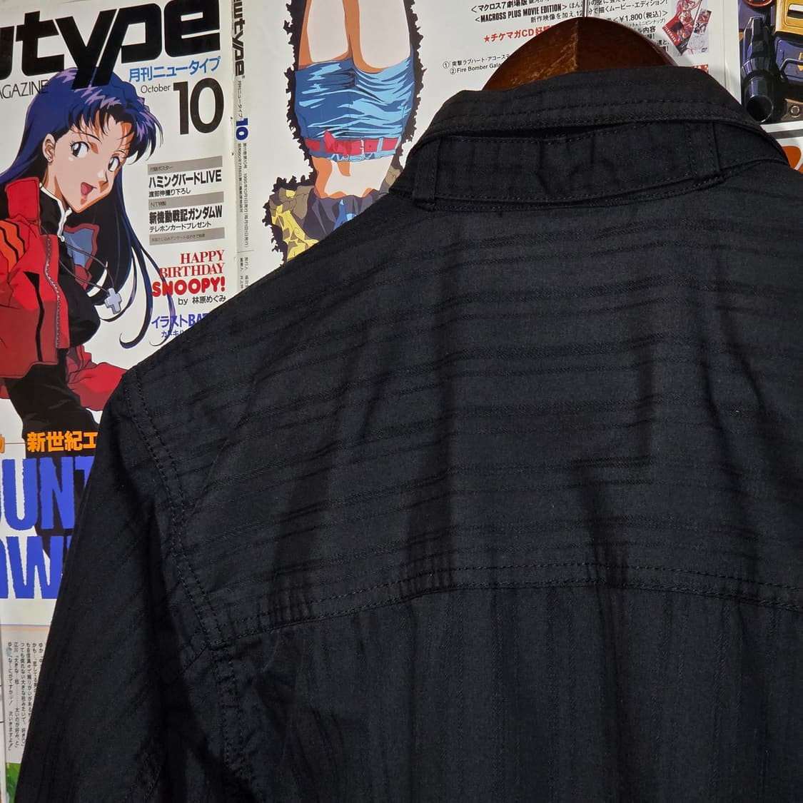 JPN 펑크 락시크 스트라이프 투포켓 셔츠 집업 상품이미지7