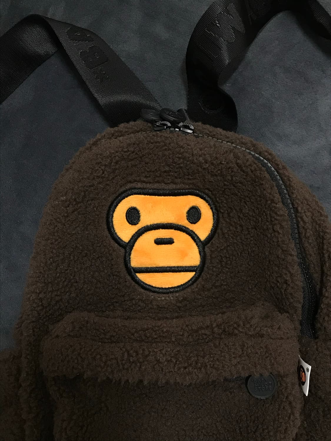 베이프 베이비 마일로 미니 퍼 백팩 브라운 상품이미지2