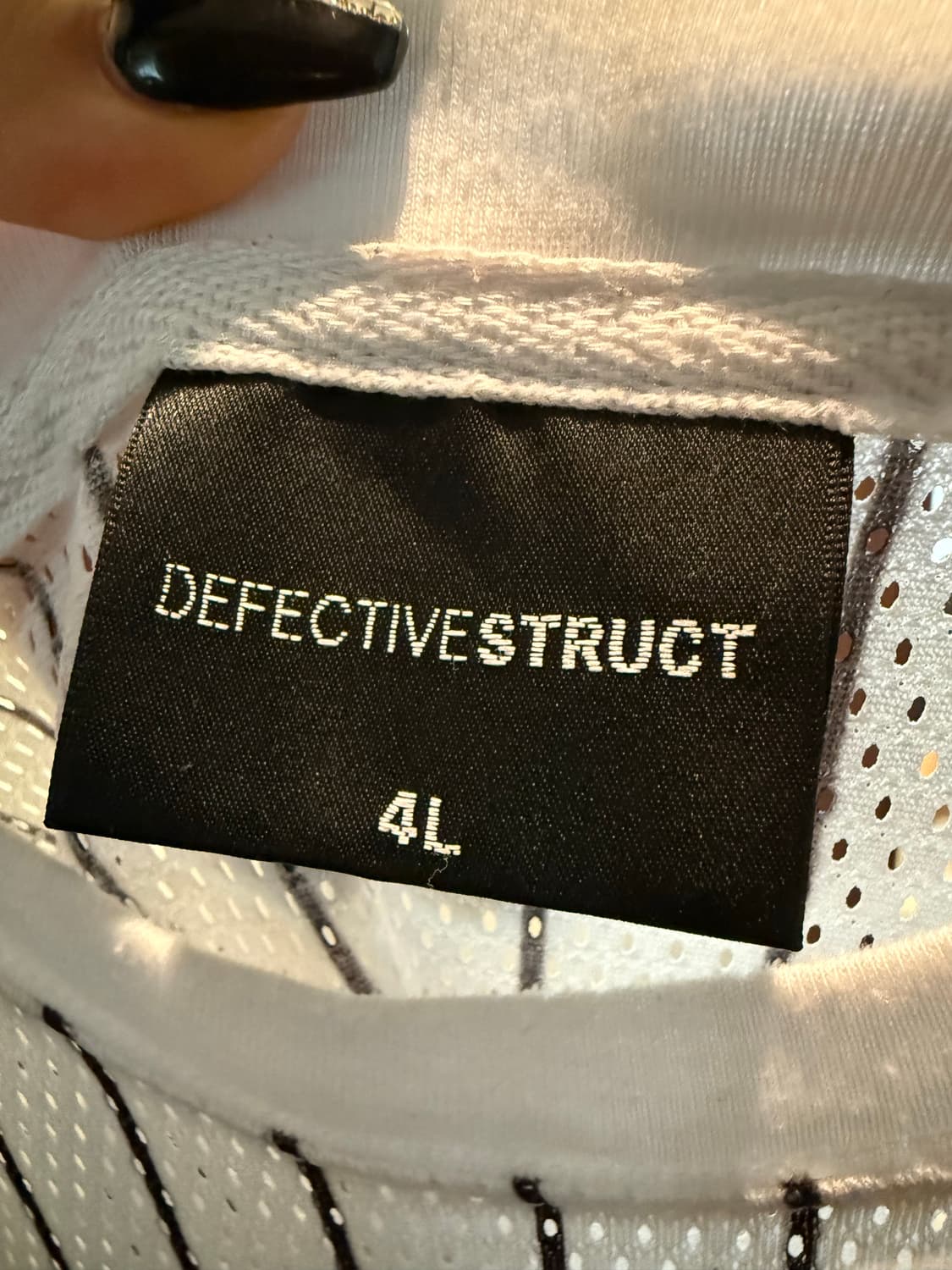 y2k 89 넘버링 메쉬 티셔츠 스트릿 아메카지 갸루 상품이미지4