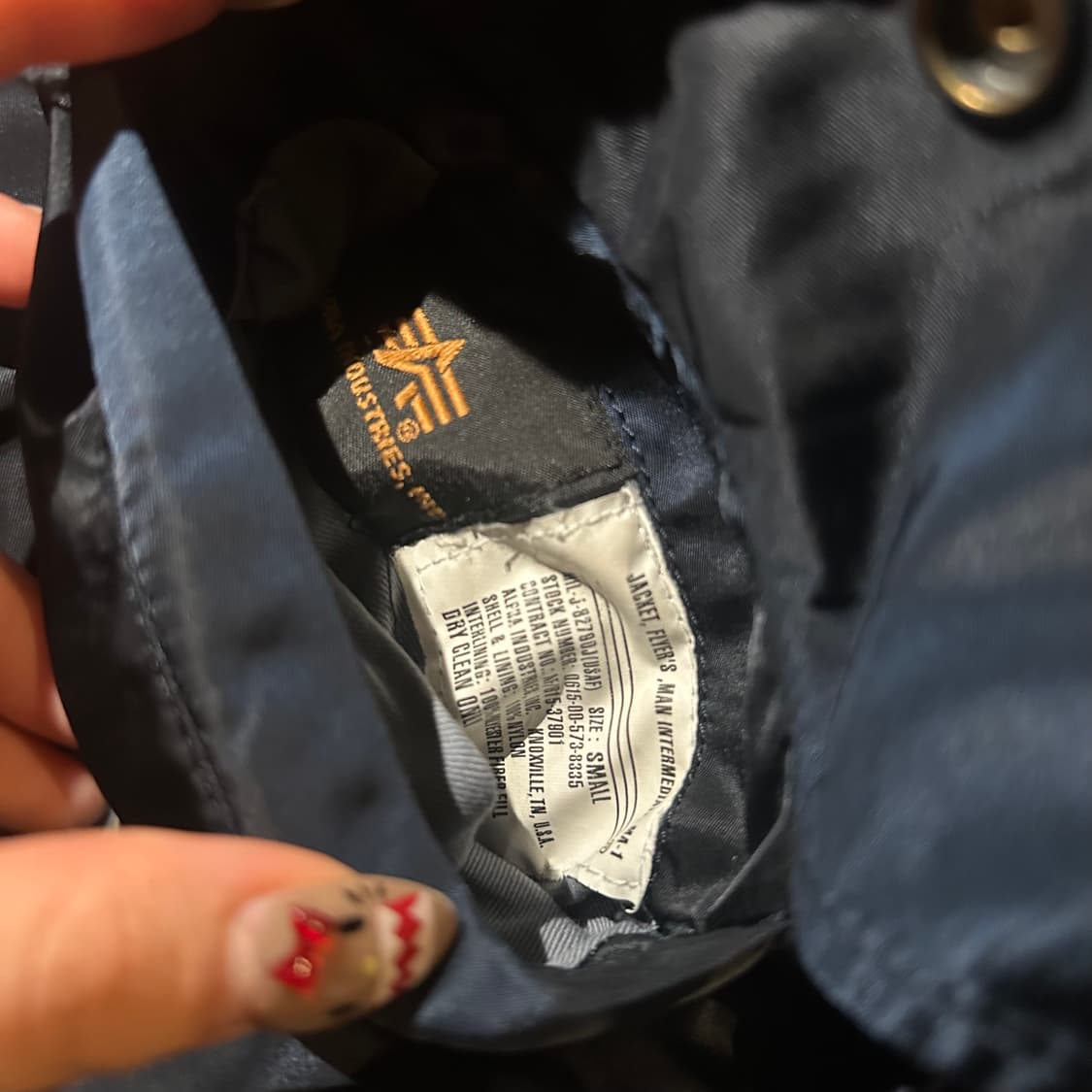 Alpha Industries 알파인더스트리 나사 ma-1 봄버자켓 상품이미지5