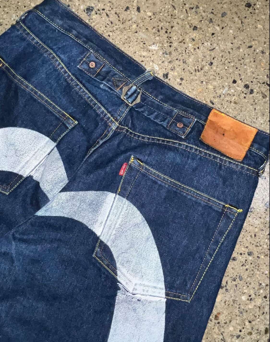 에비수 재팬 빅로고 데님 상품이미지4