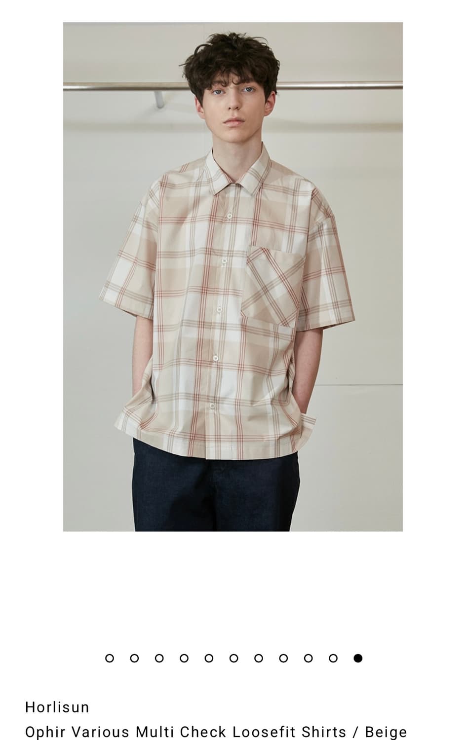 홀리선 Horlisun 오피르 체크셔츠 상품이미지1