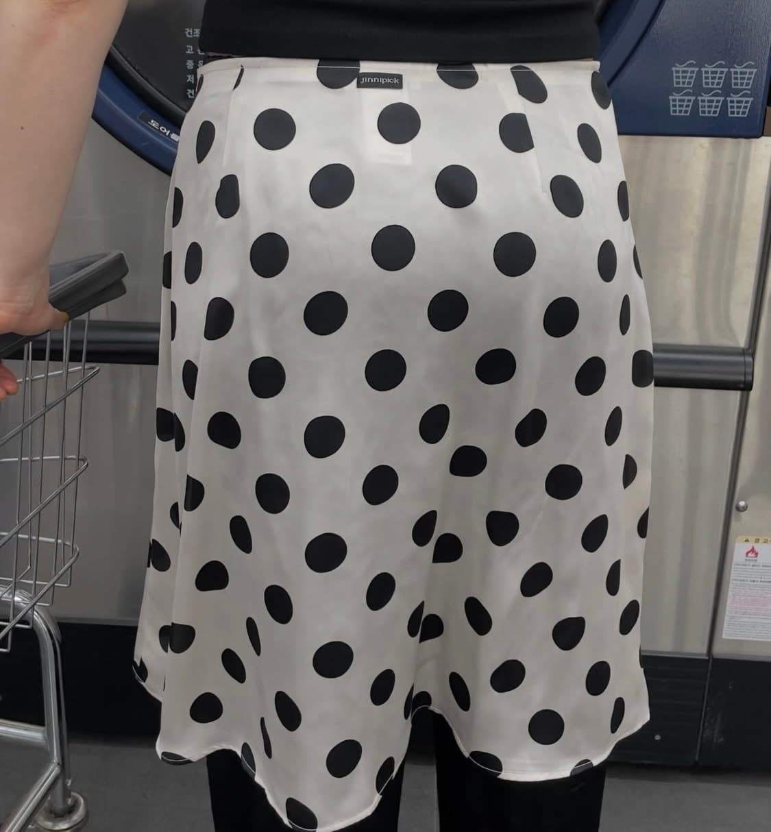 jinnipick 도트 스커트 (아이보리 s) 상품이미지2