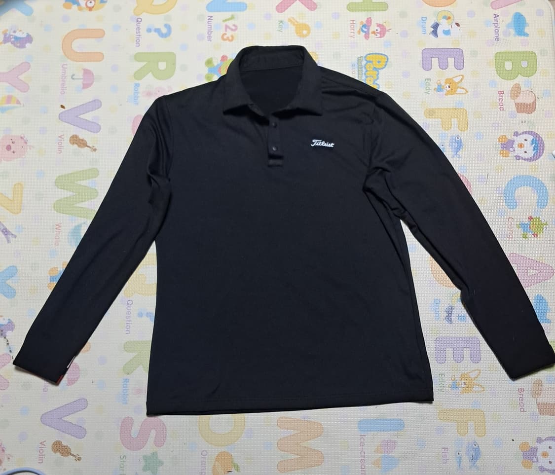 타이틀리스트 긴팔 카라티 긴팔티셔츠 블랙 L(약100) 상품이미지4
