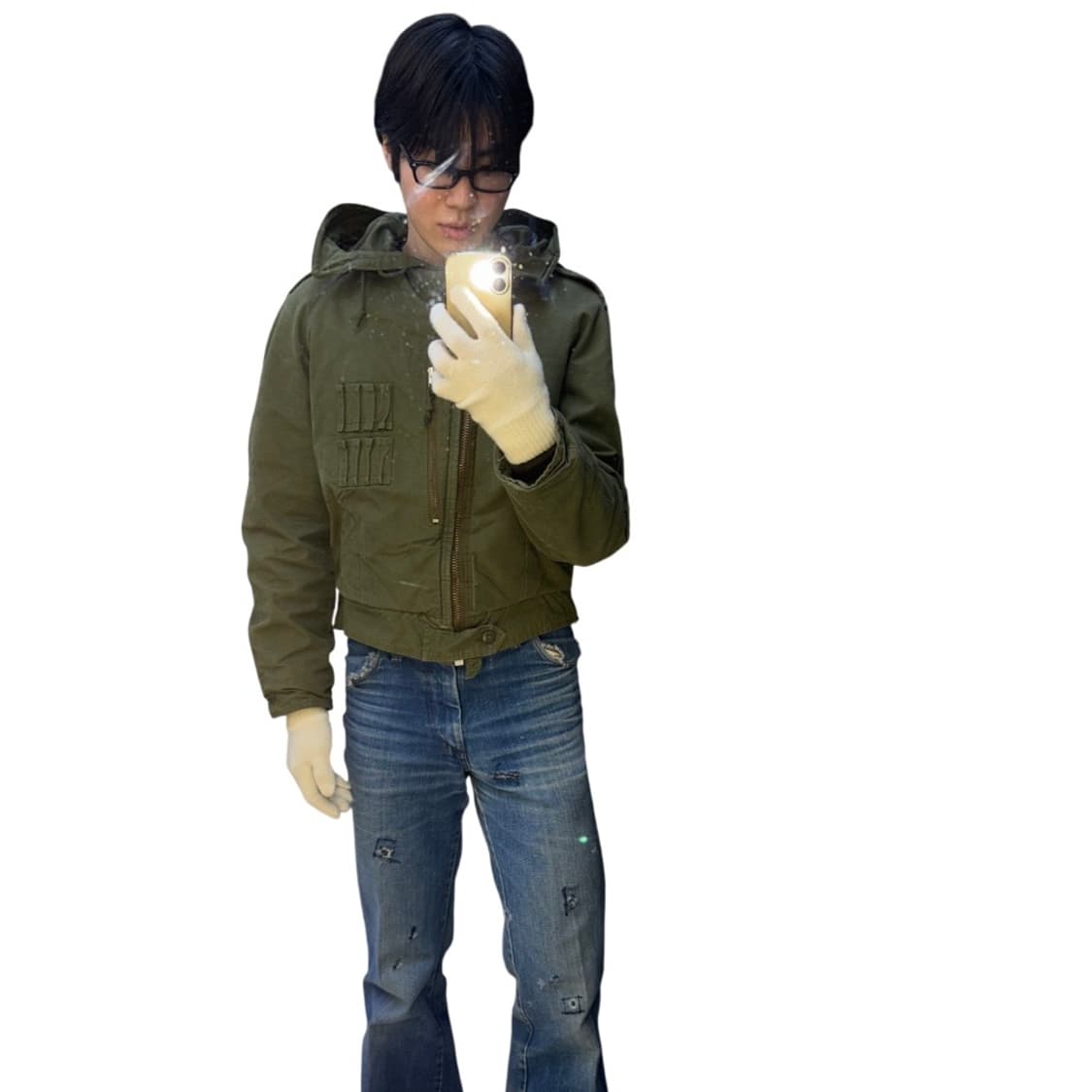 빈티지 캐나다군 탱커 자켓 M/L 밀리터리 상품이미지8