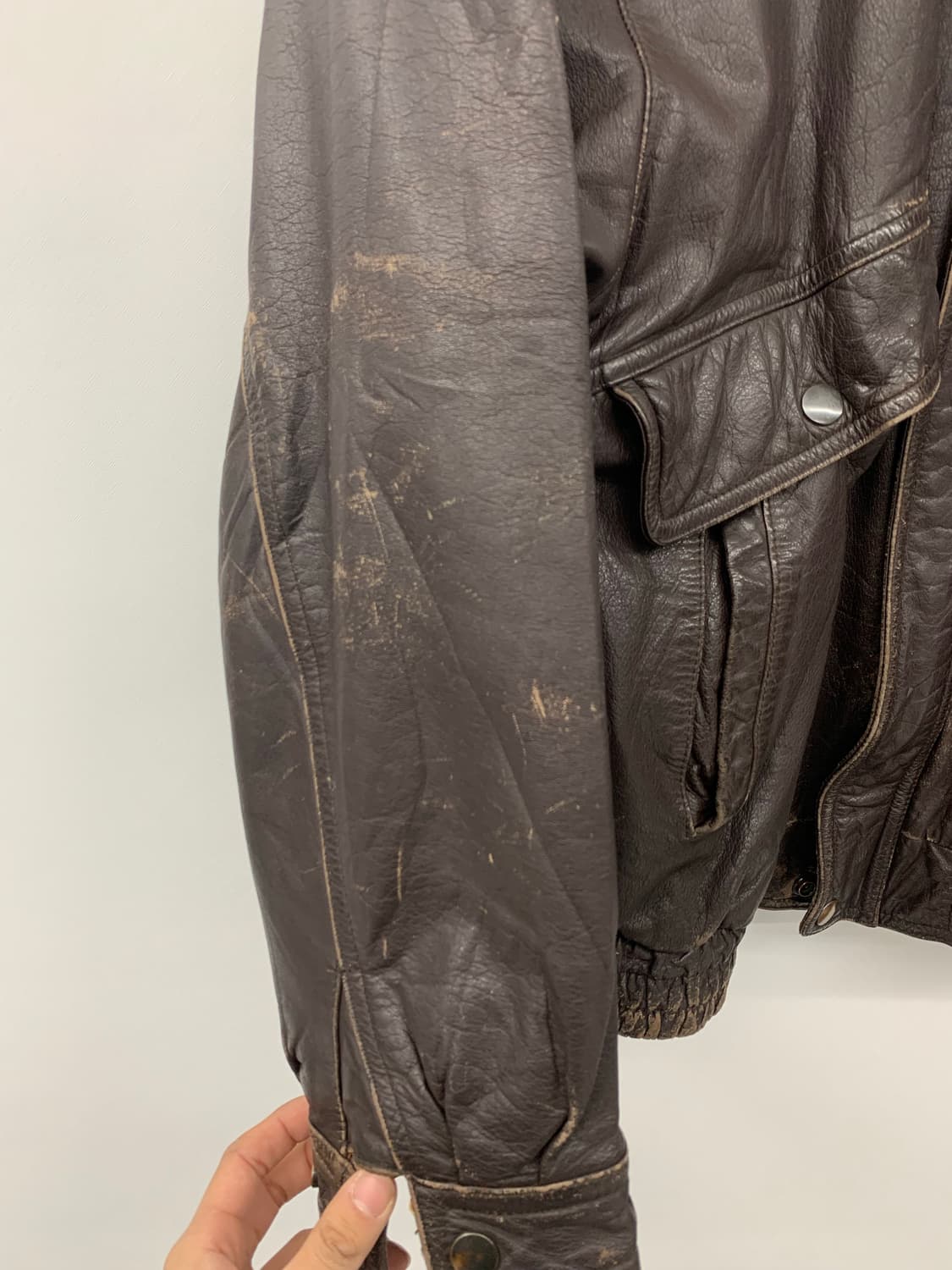 Durante 카우 하이드 레더자켓 상품이미지8