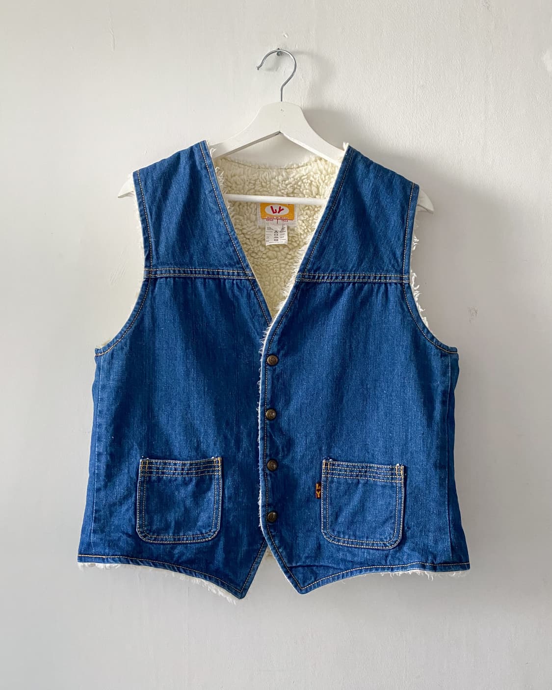 빈티지 쉐르파 데님 베스트 상품이미지1