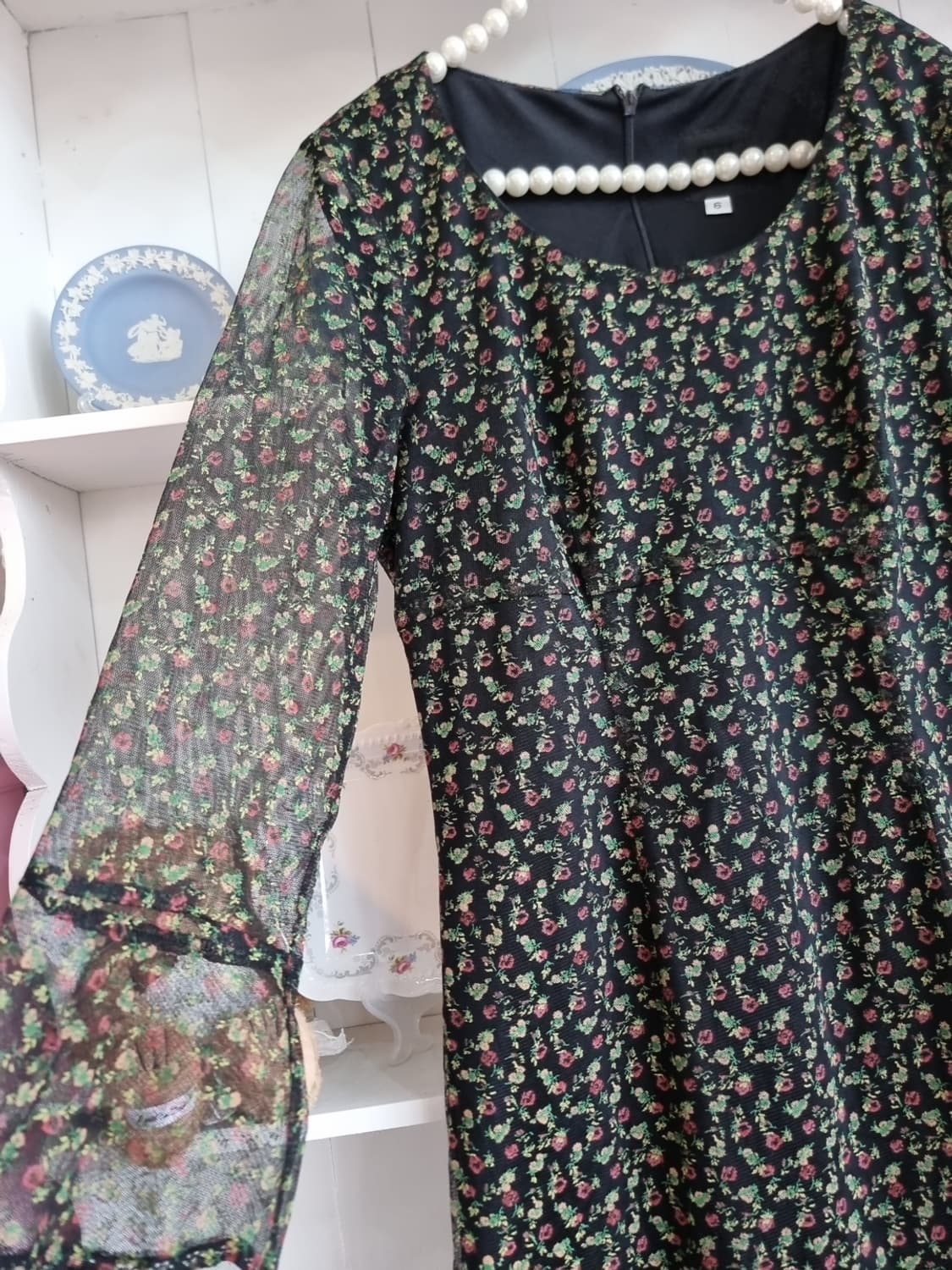  ANNA SUI (안나수이) 빈티지 플라워 쉬폰 원피스  상품이미지3