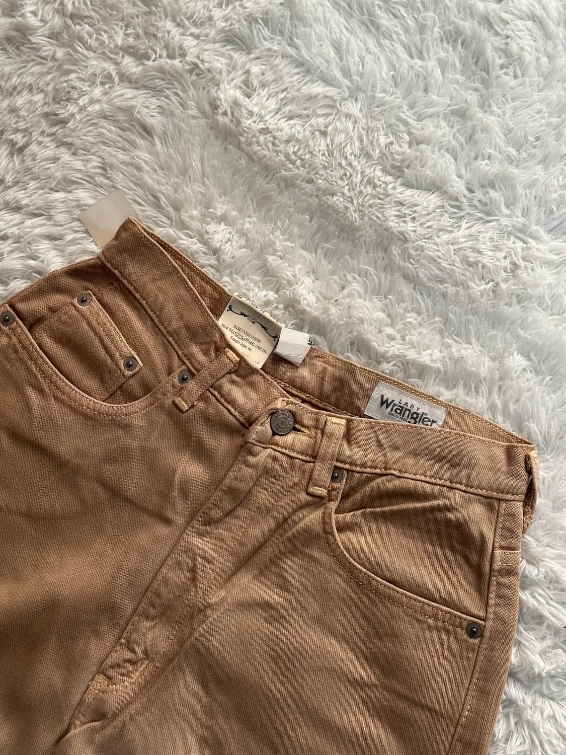 레이디 랭글러 F1440-32 베이지 새 바지 상품이미지5