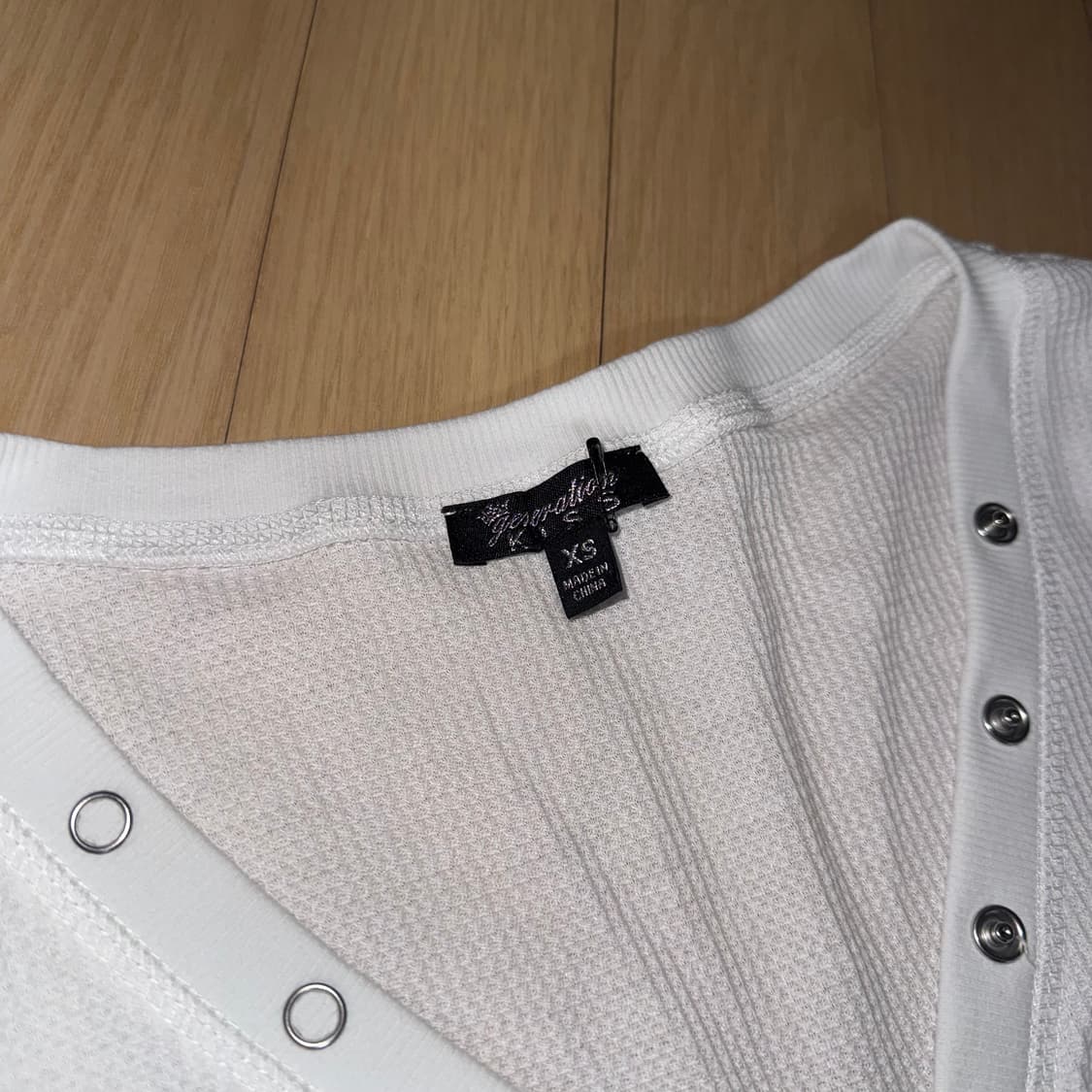 generation kiss 화이트 롱슬리브탑 xs 상품이미지7