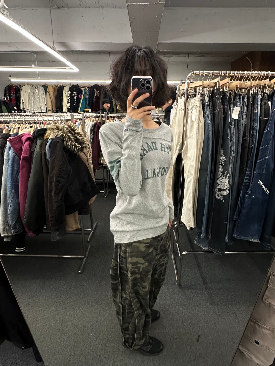 L)Champion 빈티지 사우스다코다 풋볼 롱슬리브 상품이미지1