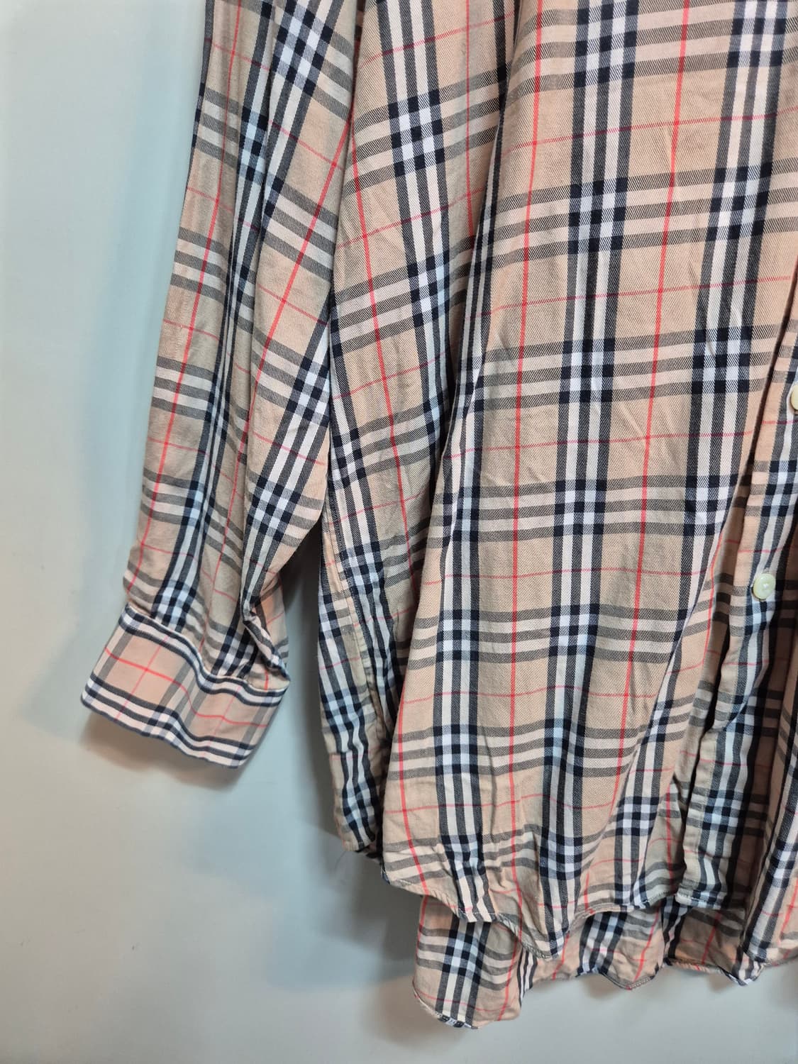 버버리 체크 셔츠 상품이미지6