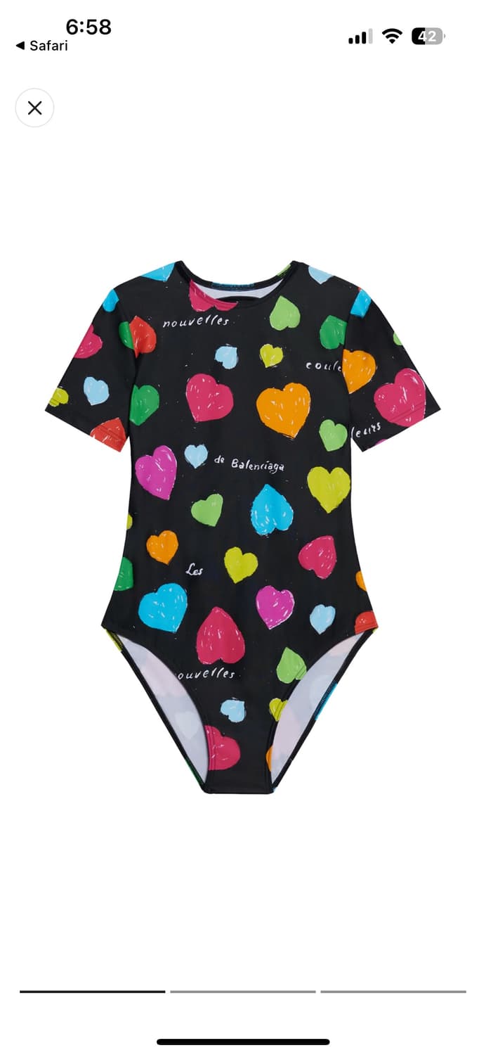 발렌시아가 반팔 원피스 수영복 xs (새제품) 상품이미지5