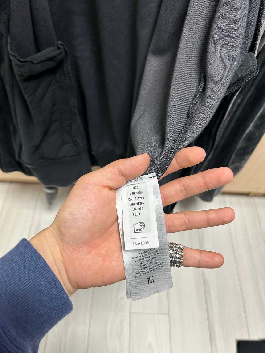 Diesel chenille track jacket 상품이미지7