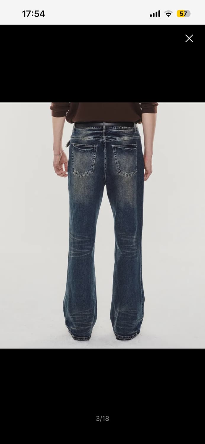 기철 DARK EYE BOOT CUT JEANS (INDIGO) 상품이미지3