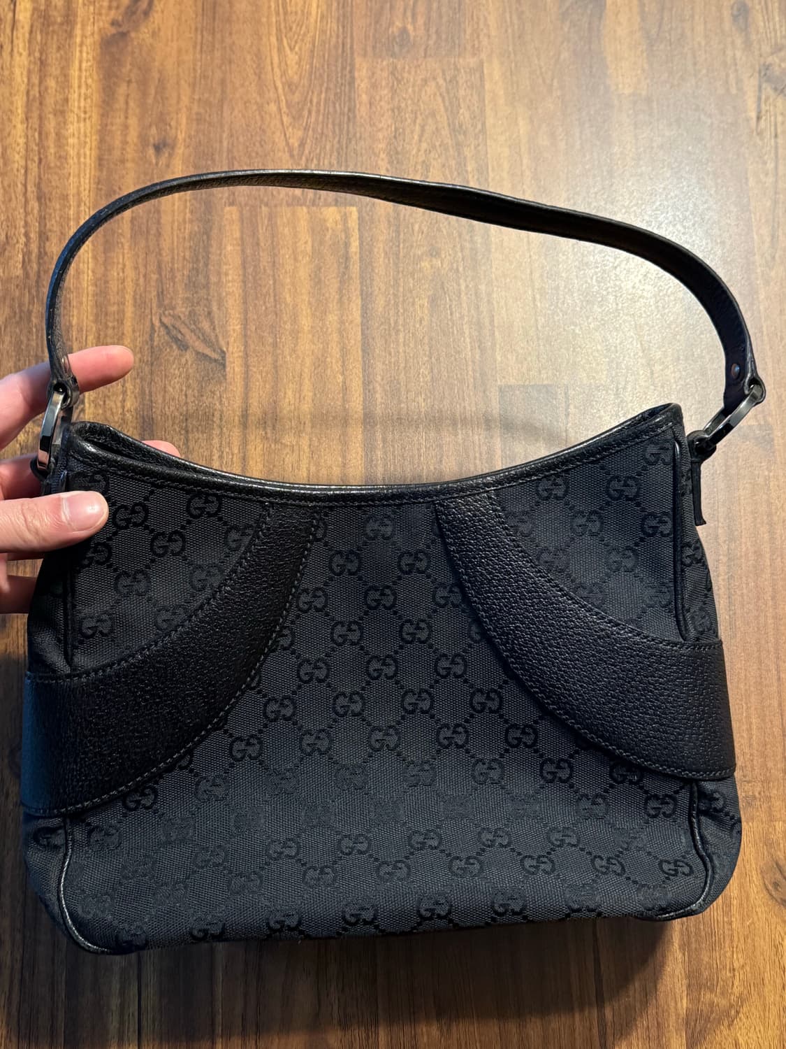 구찌 GG 자카드 캔버스 숄더백 상품이미지1