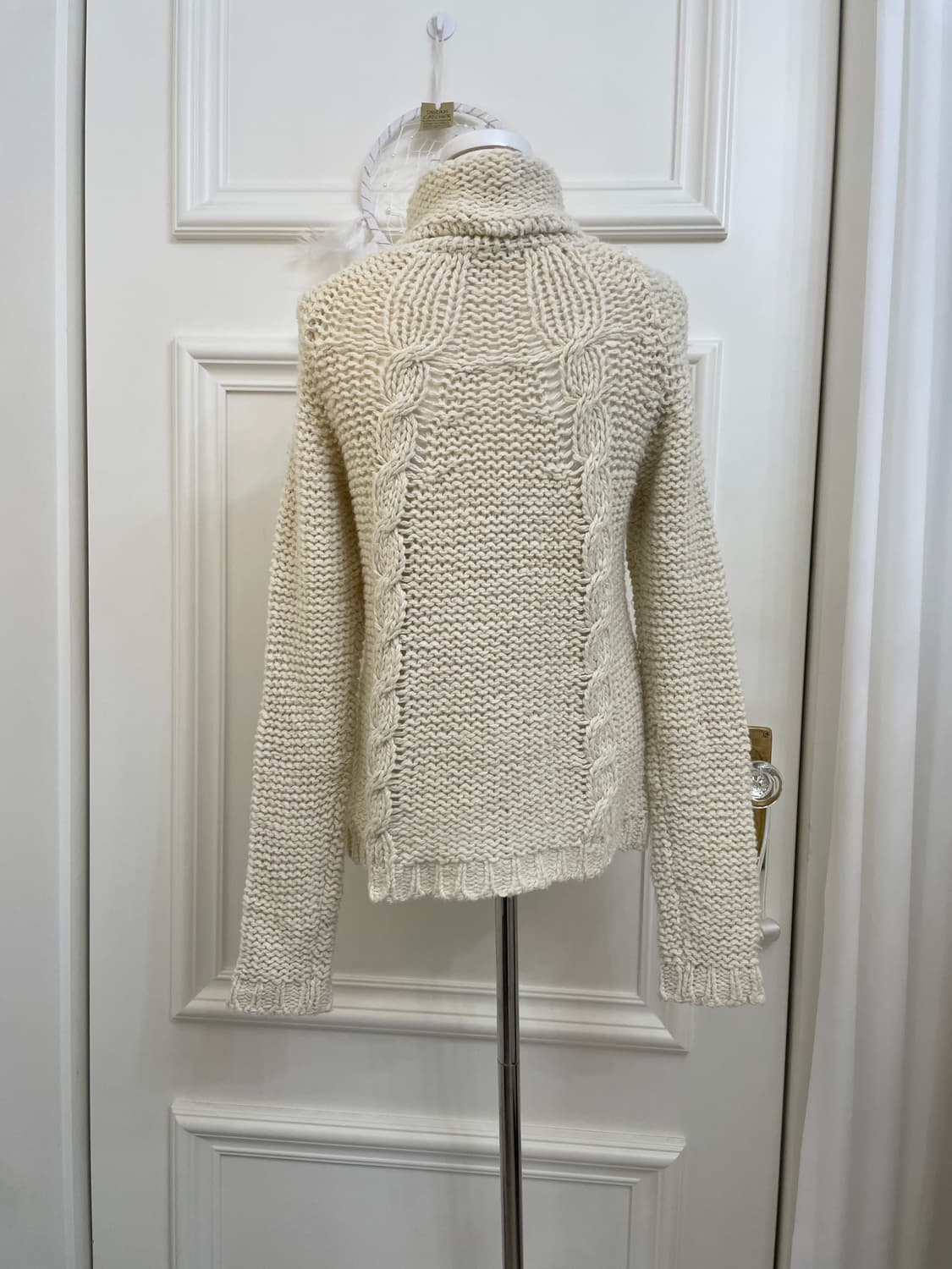 ivory twist turtle-neck sweater top 상품이미지3