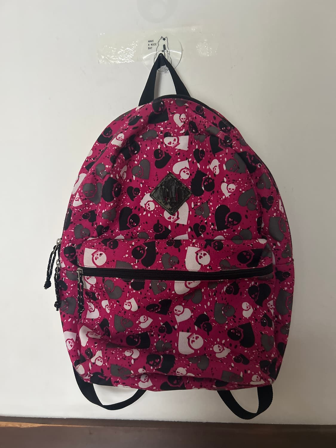 하트 해골 백팩  상품이미지1