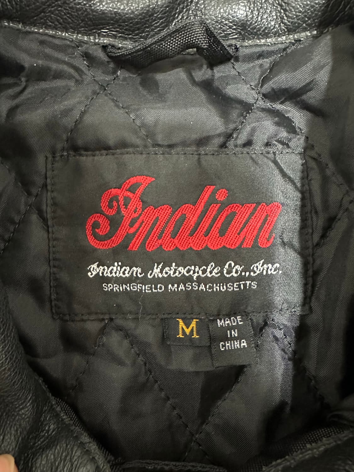 인디언 모터사이클 레더 레이싱 자켓 상품이미지6