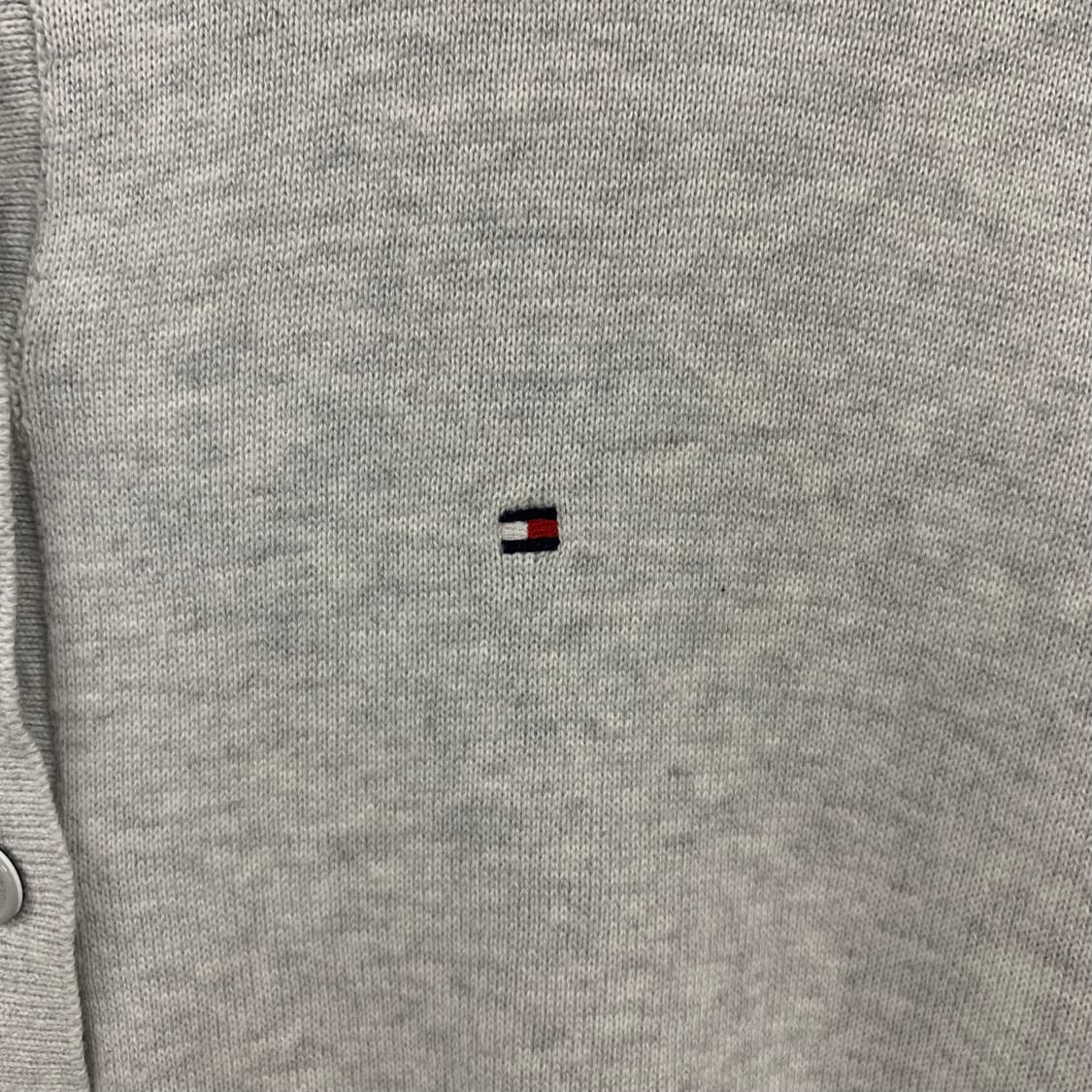 타미힐피거 그레이 라운드 니트 가디건 상품이미지3