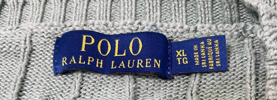 Polo 폴로 랄프로렌 연두 케이블 니트  P434 상품이미지2