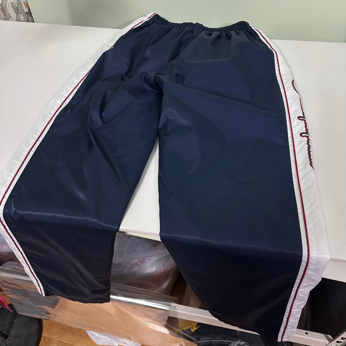 M 챔피온 네이비 레귤러핏 트랙팬츠 상품이미지4