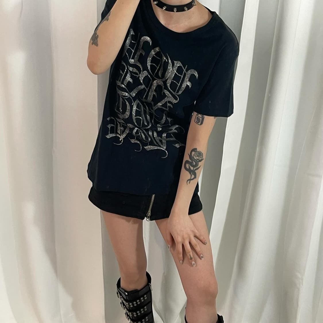 glitter lettering t-shirt 상품이미지4