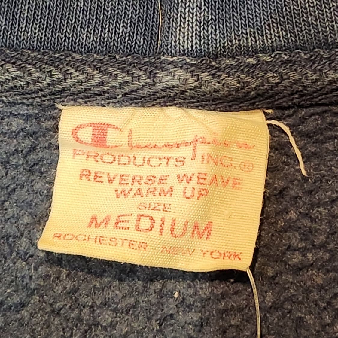 챔피온 리버스위브 네이비 후드티 (M) 상품이미지2