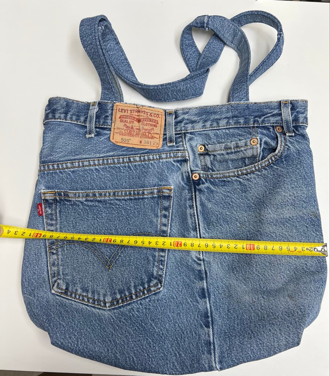 리바이스 505 빈티지 데님 리메이크 토트백 상품이미지3